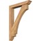 Ekena Millwork Imperial Traditional Smooth Bracket w/ Offset Brace, Western Red Cedar, 5 1/2"W x 32"D x 44"H BKT0604X32X44IMP01SWR - alternate 1